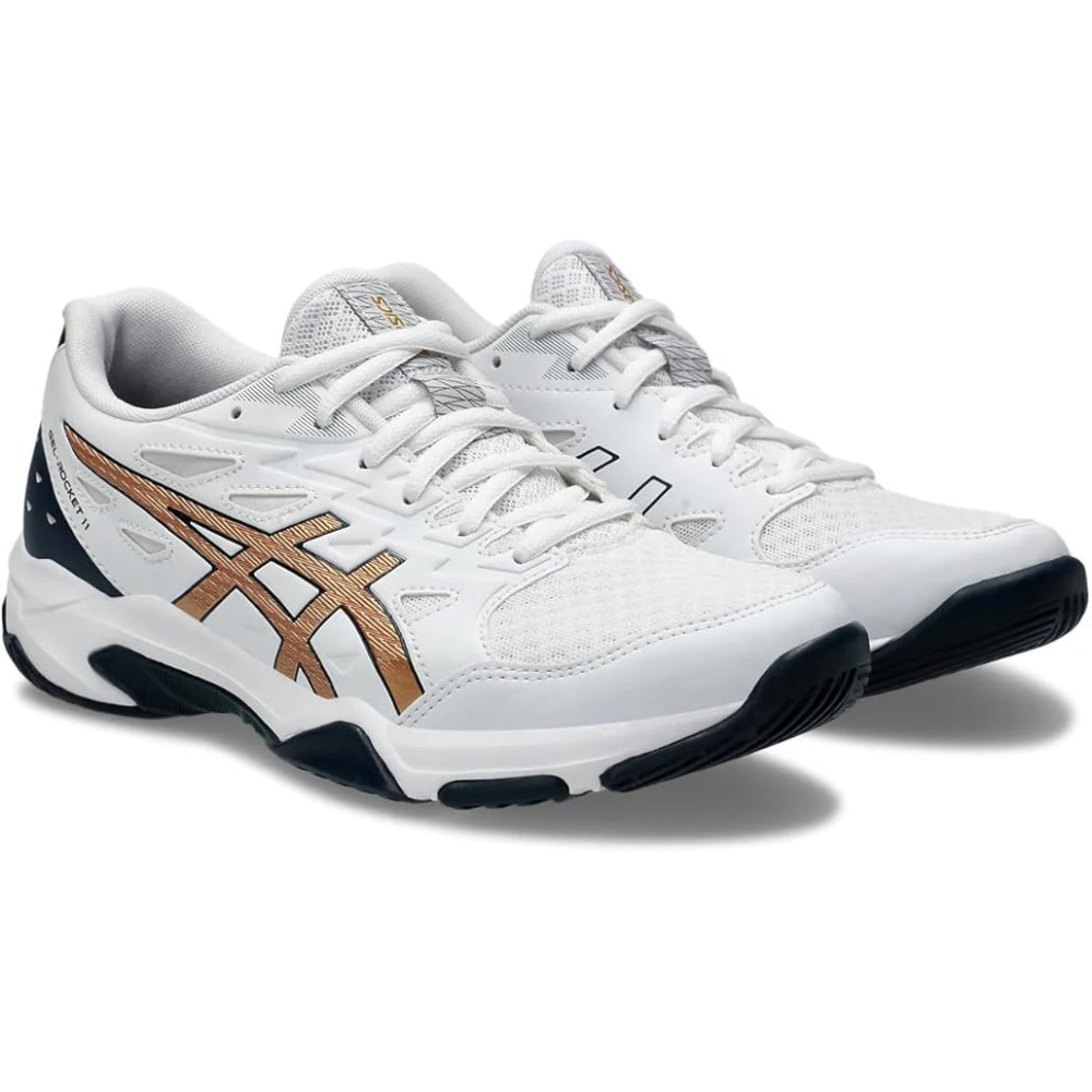 Кросівки Asics Gel-Rocket 11 white/gold 1071A091-103 Кросівки Asics Gel-Rocket 11 white/gold 1071A091-103