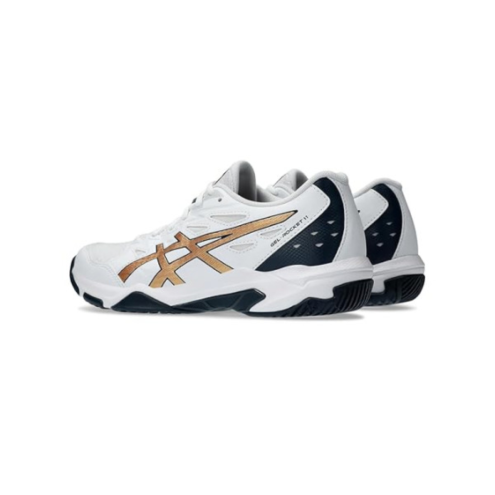 Кросівки Asics Gel-Rocket 11 white/gold 1071A091-103 Кросівки Asics Gel-Rocket 11 white/gold 1071A091-103