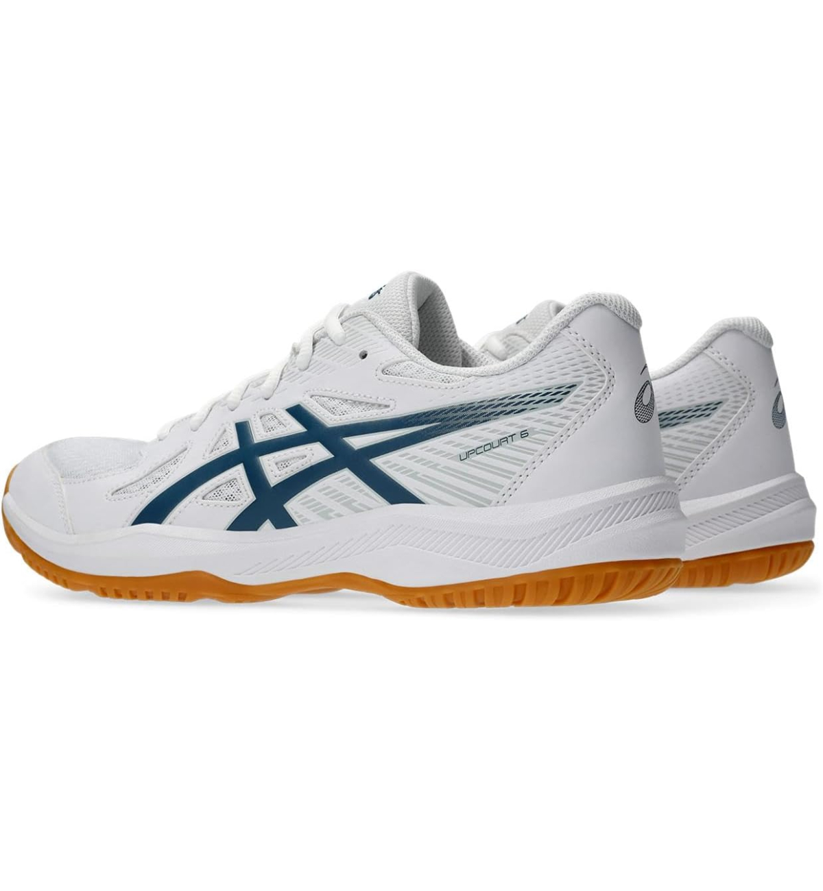 Кроссовки для сквоша Asics Upcourt 6 white/navy