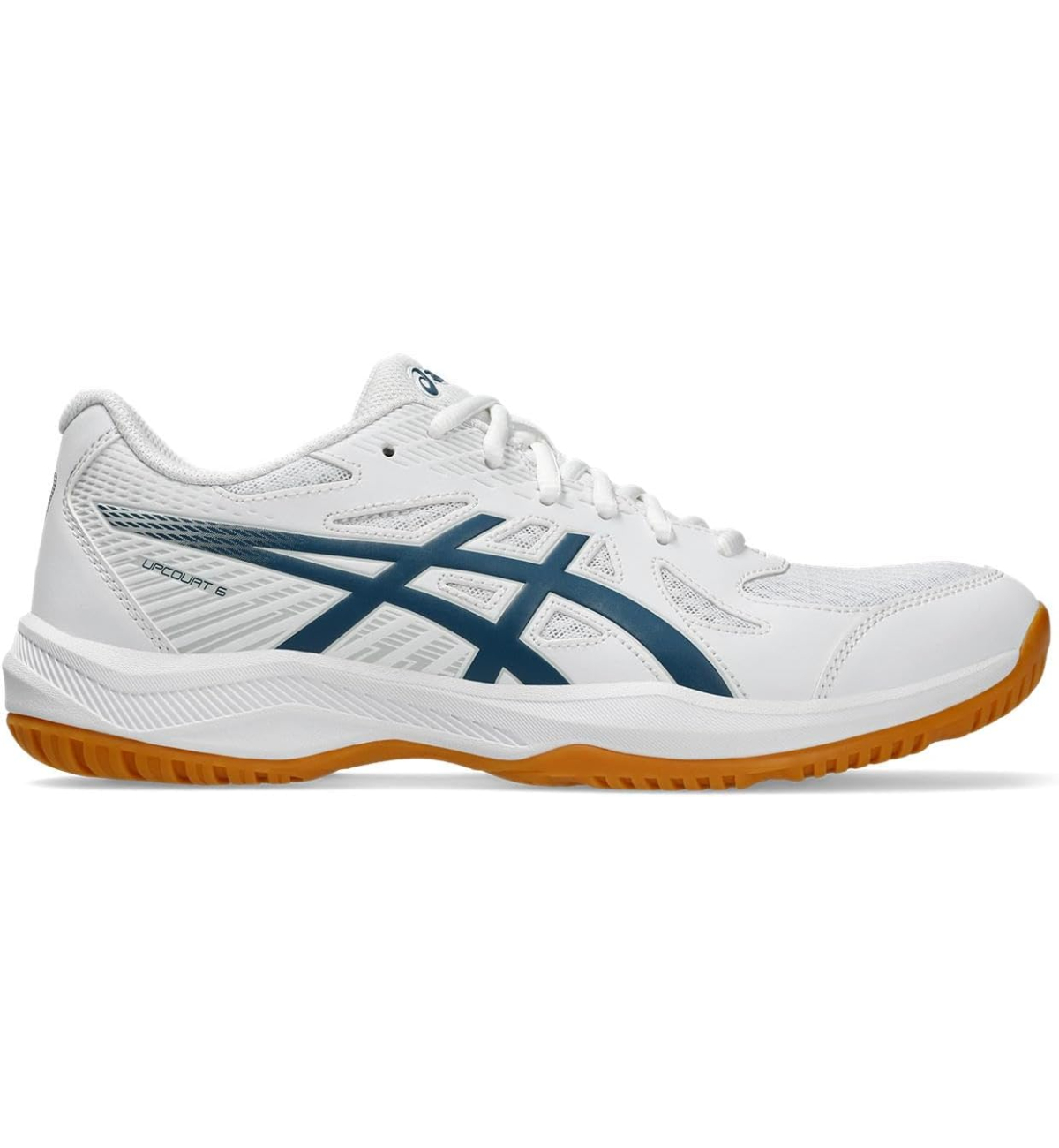 Кроссовки для сквоша Asics Upcourt 6 white/navy