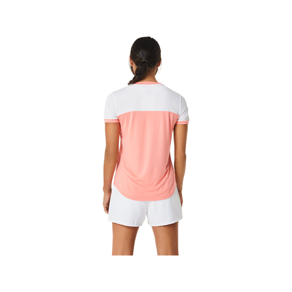 Футболка Asics COURT SS TOP coral/white 2042A262-701 Футболка Asics COURT SS TOP coral/white 2042A262-701