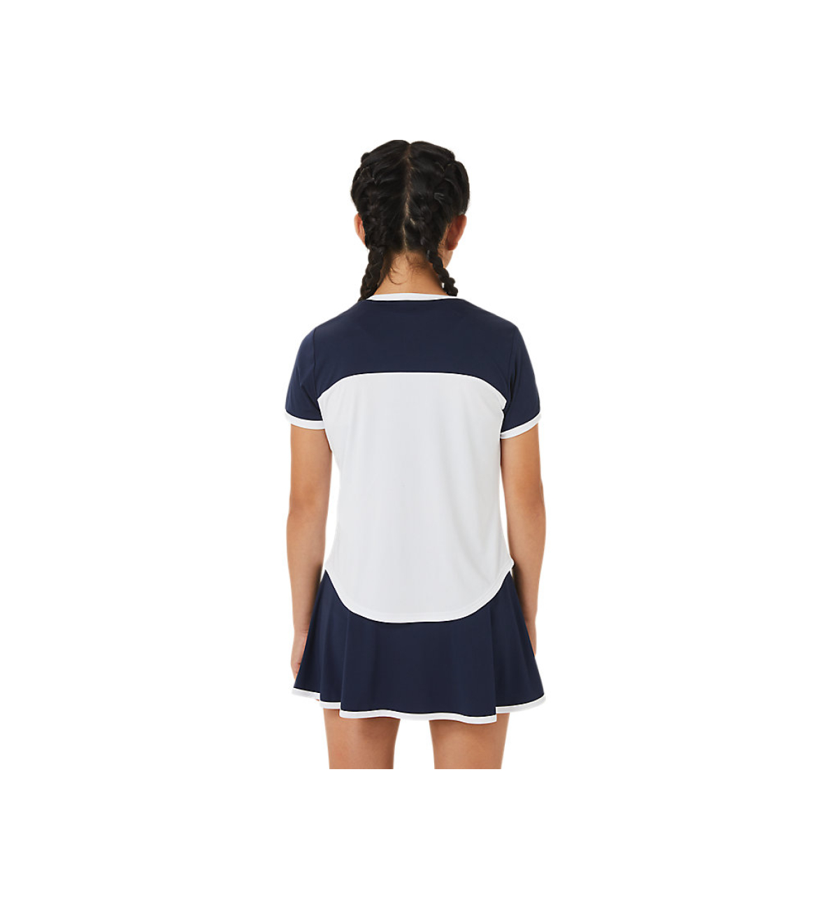 Футболка Asics GIRLS TENNIS SS TOP white/navy