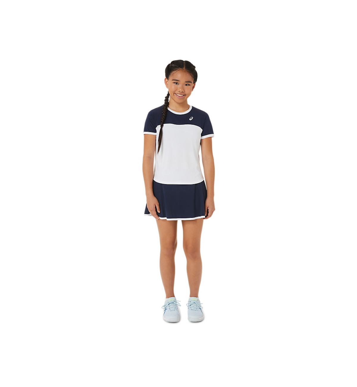 Футболка Asics GIRLS TENNIS SS TOP white/navy