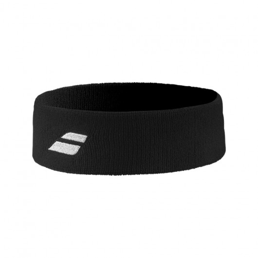 Повязка Babolat LOGO HEADBAND BLACK/BLACK 5UB1301-2000 Повязка Babolat LOGO HEADBAND BLACK/BLACK 5UB1301-2000