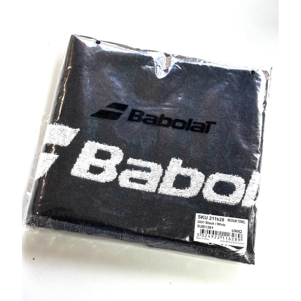 Полотенце Babolat Medium Towel Black/White 5UB1391/2001 Полотенце Babolat Medium Towel Black/White 5UB1391/2001