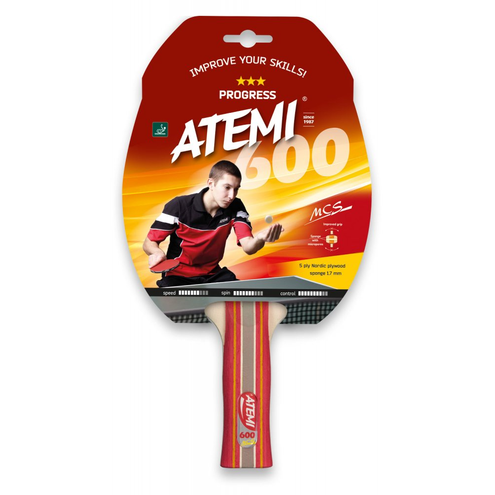 Ракетка для пинг-понга ATEMI 600 10042 Ракетка для пинг-понга ATEMI 600 10042
