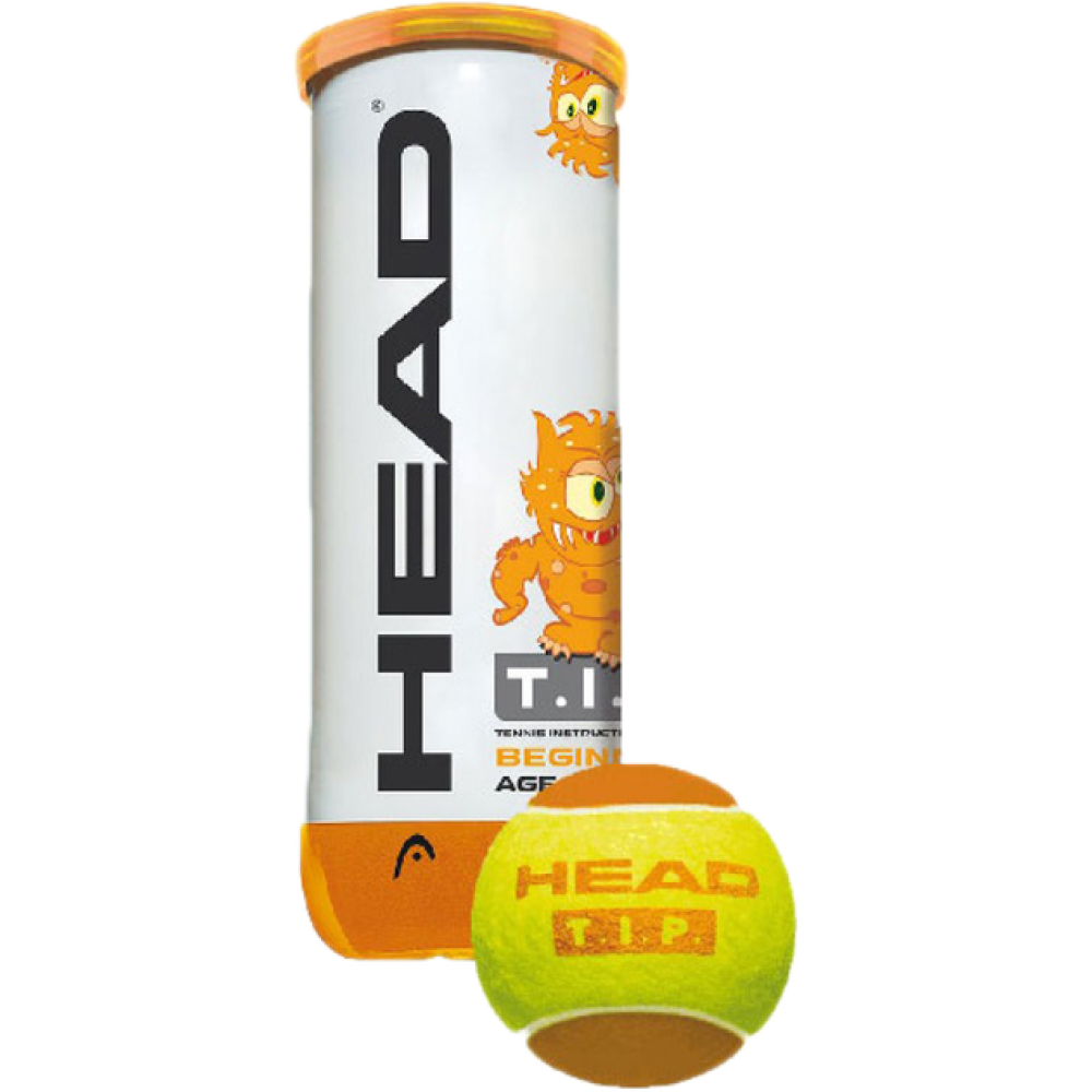 Мячи теннисные Head TIP Orange 3B банка 578123 Мячи теннисные Head TIP Orange 3B банка 578123