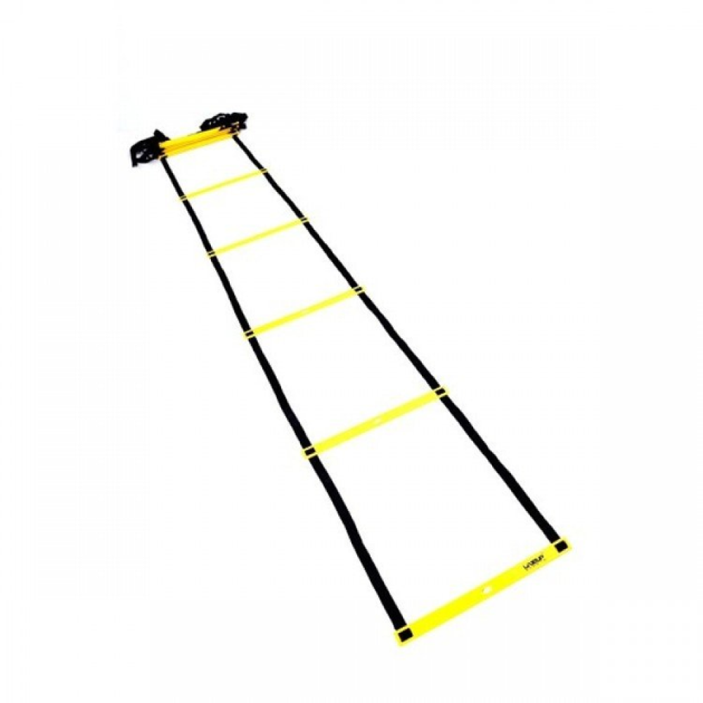 Координаційна драбинка Live Up yellow+black 4м Координаційна драбинка Live Up yellow+black 4м