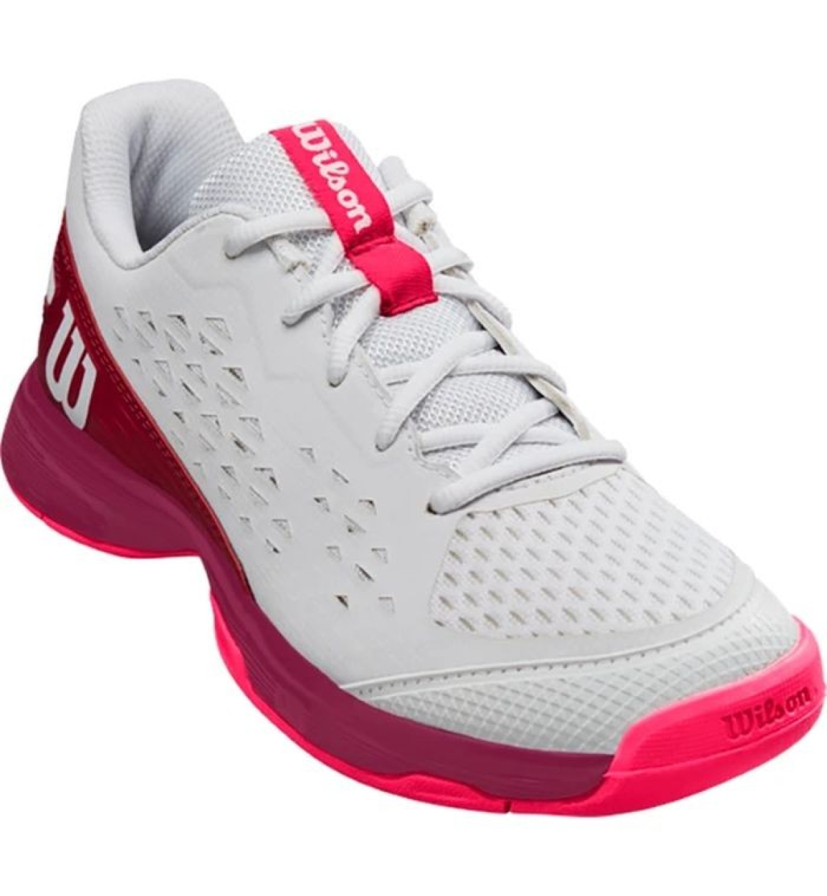 Кросівки дитячі Wilson RUSH PRO JR L Wh/Beet Red