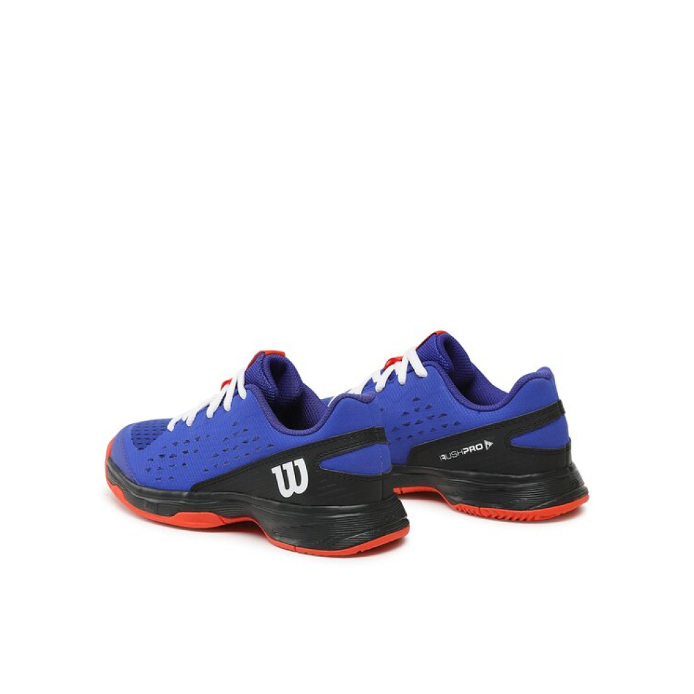 Кросівки дитячі Wilson RUSH PRO JR L BLU/Bk/Oran Кросівки дитячі Wilson RUSH PRO JR L BLU/Bk/Oran
