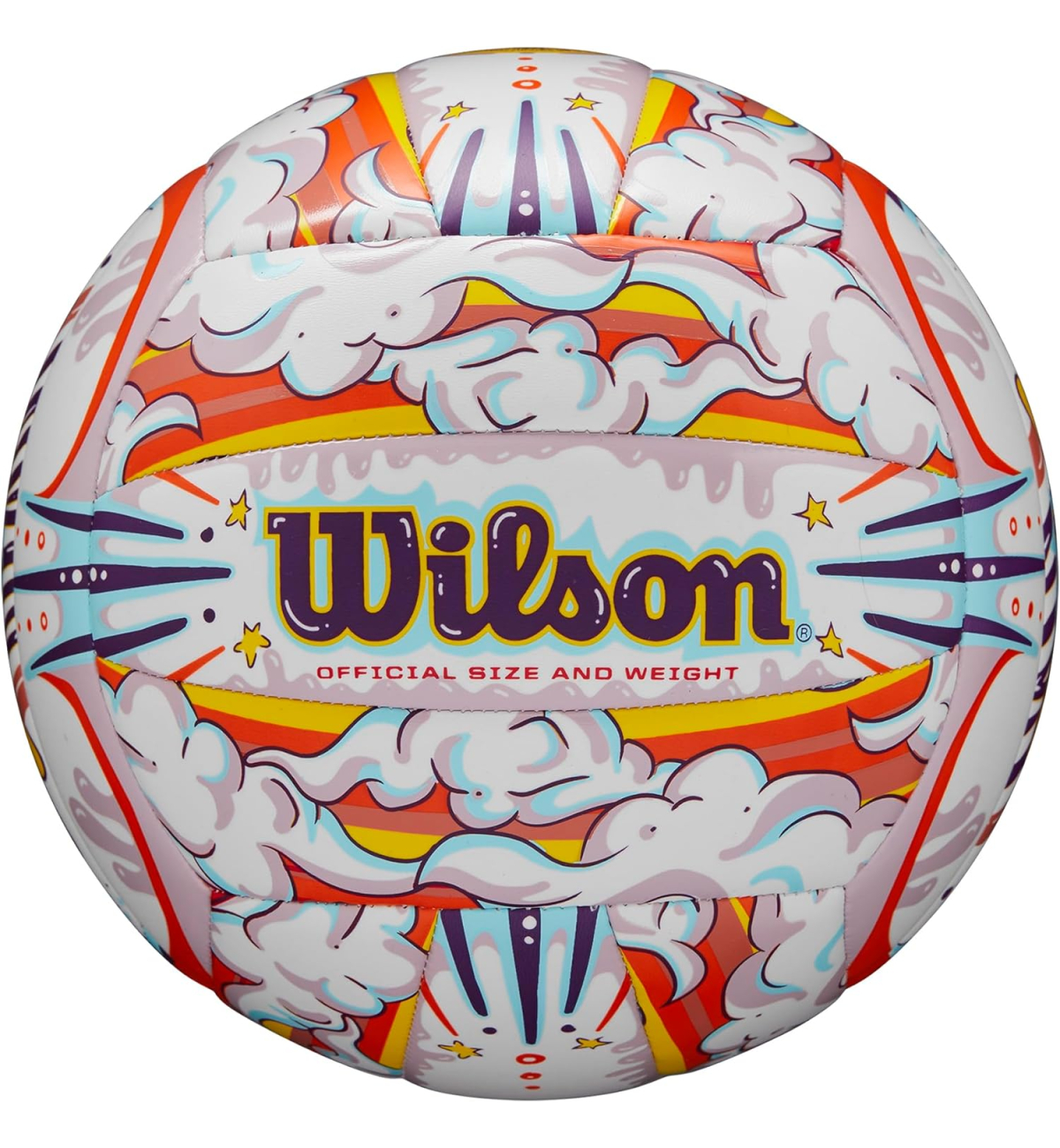 М'яч волейбольний Wilson GRAFFITI PEACE VB White/Orange