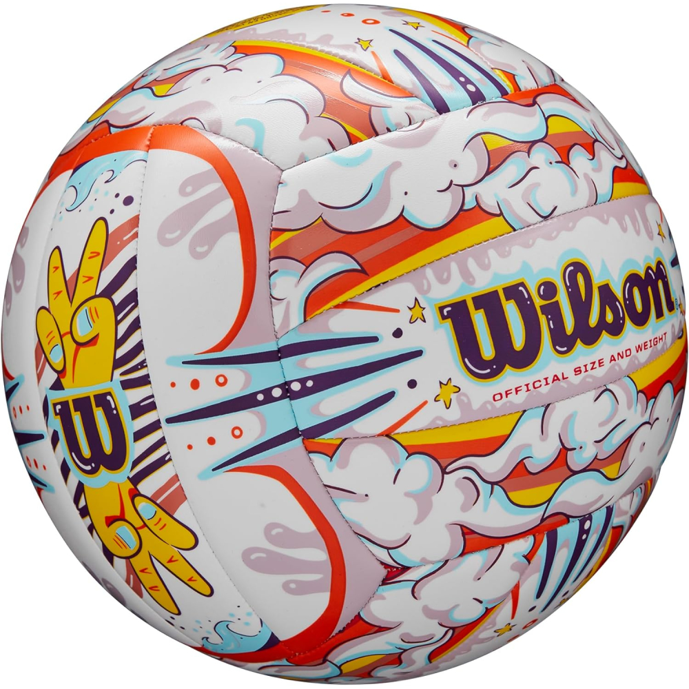 М'яч волейбольний Wilson GRAFFITI PEACE VB White/Orange WV4006901XBOF М'яч волейбольний Wilson GRAFFITI PEACE VB White/Orange WV4006901XBOF