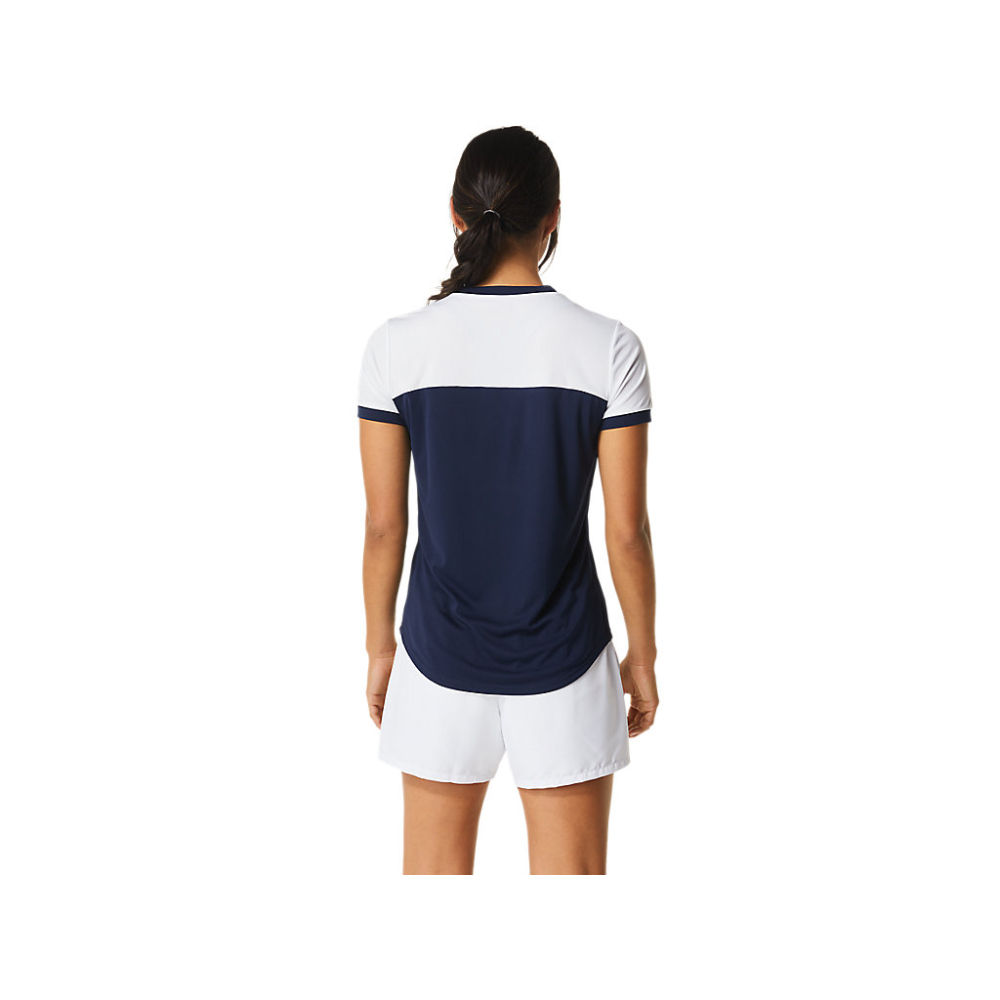 Футболка жіноча Asics COURT SS TOP midnight/white 2042A262-402