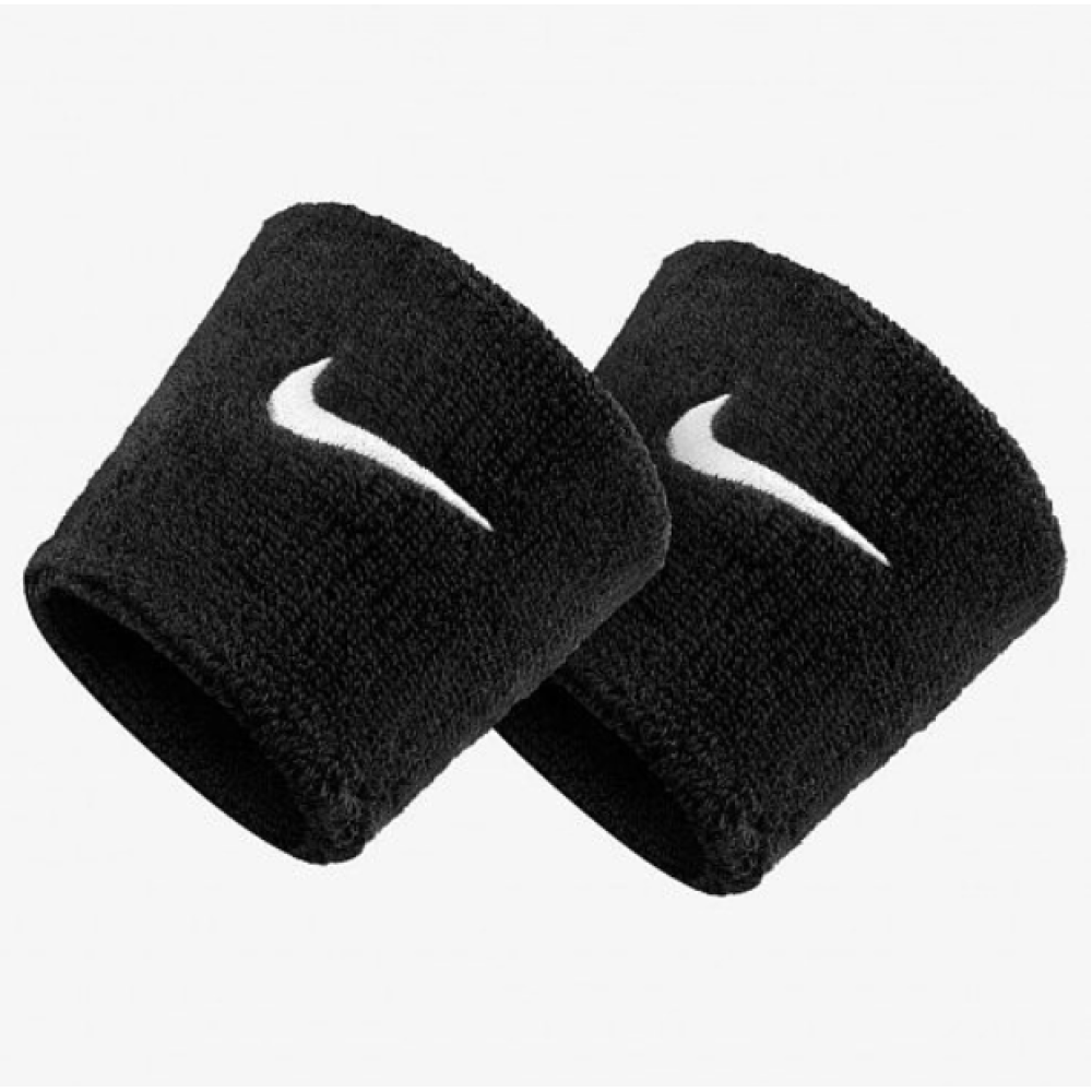 Напульсники Nike Swoosh Wristband Black / White N.NN.04.010.OS