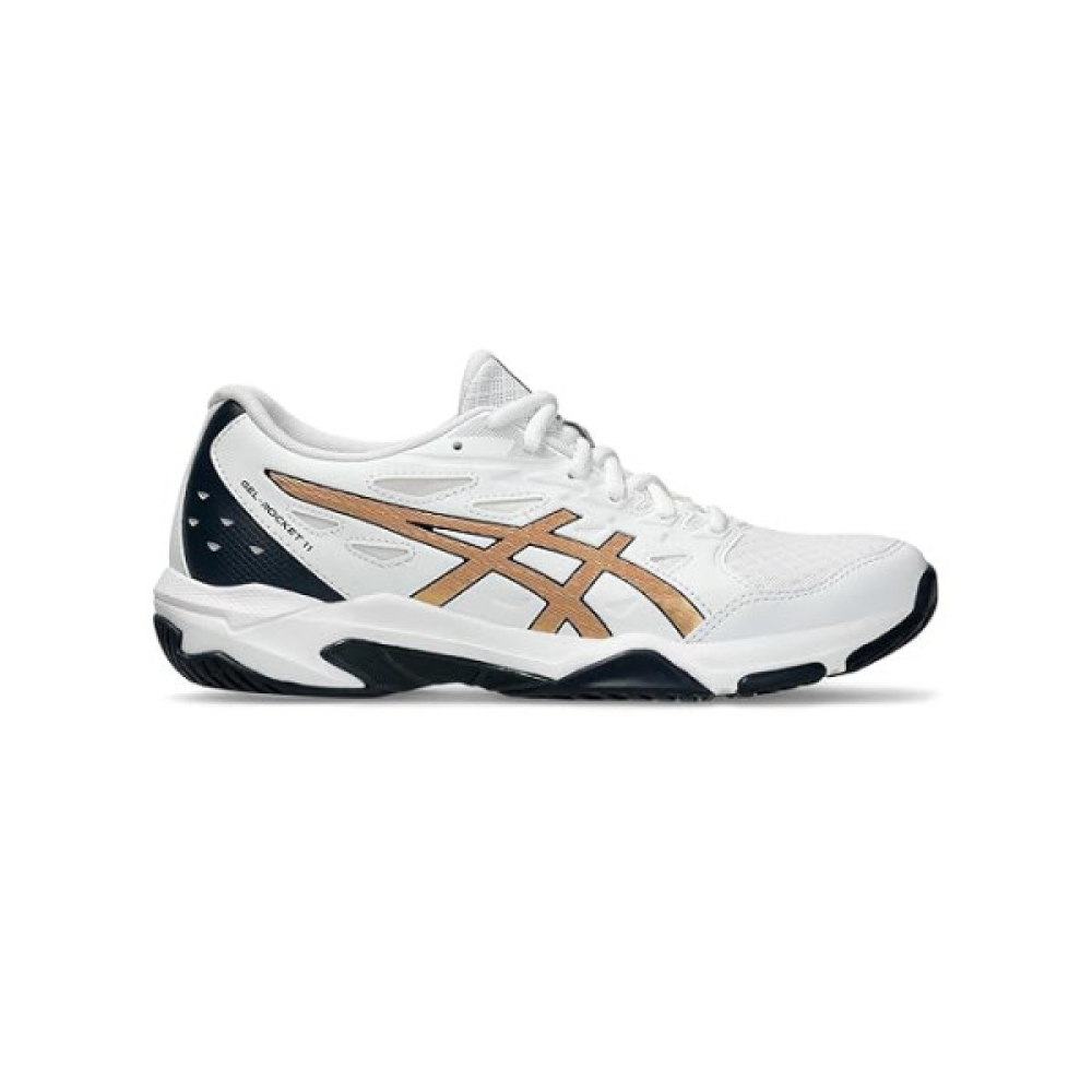 Кроссовки Asics Gel-Rocket 11 white/gold 1071A091-103 Кроссовки Asics Gel-Rocket 11 white/gold 1071A091-103