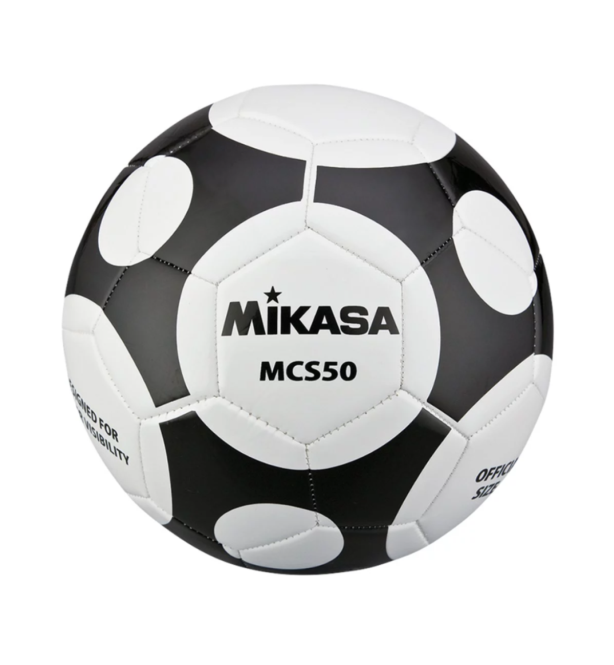 М'яч футбольний Mikasa MCS50-WBK