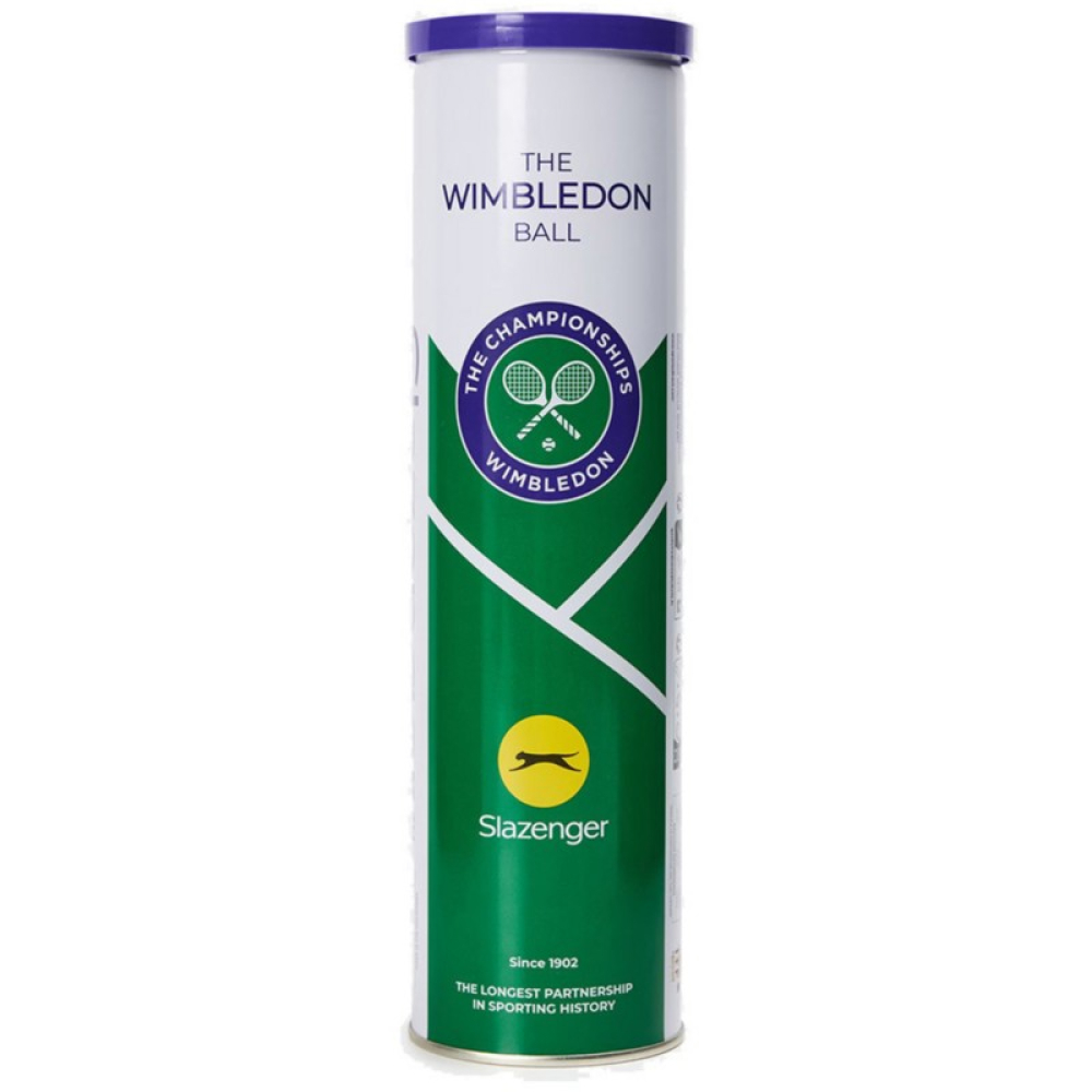 М'ячі тенісні Slazenger Wimbledon Ultra-Vis + Hydroguard 4B 340973