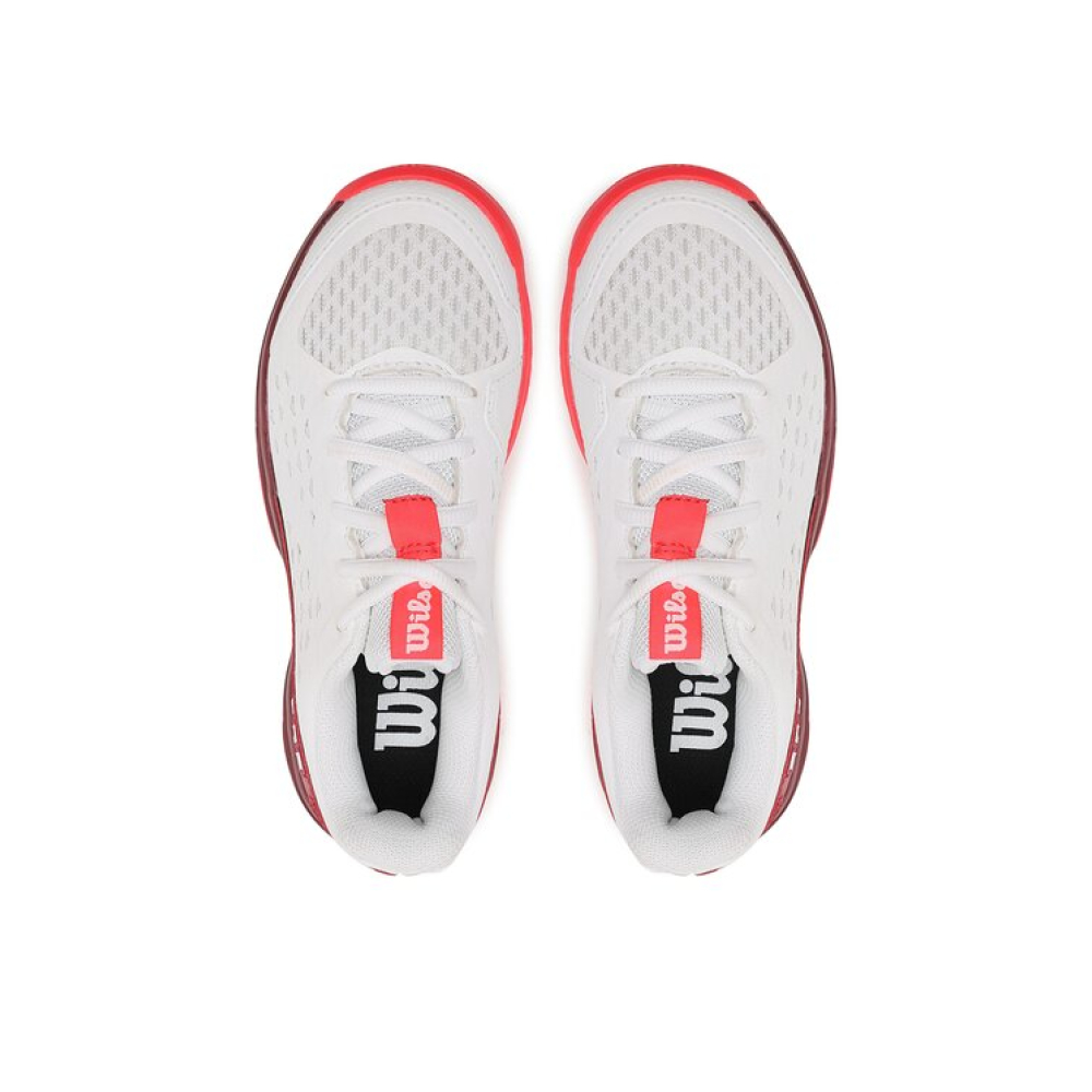 Кросівки дитячі Wilson RUSH PRO JR L Wh/Beet Red Кросівки дитячі Wilson RUSH PRO JR L Wh/Beet Red