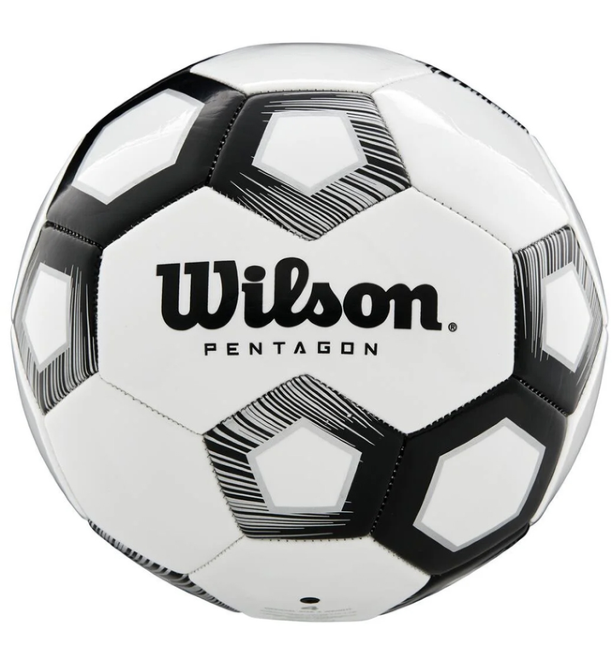 М'яч футбольний Wilson Pentagon white/black size 5