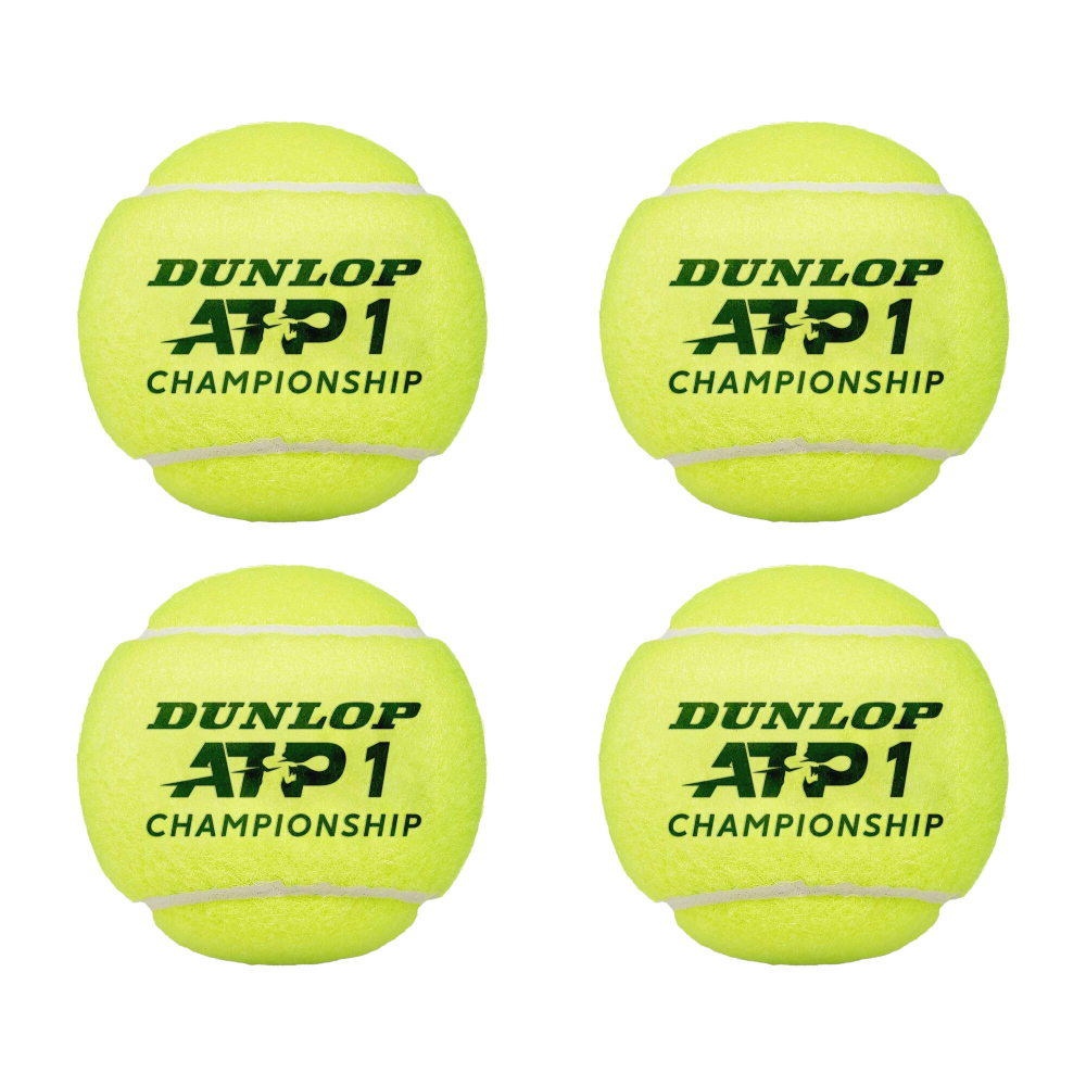 М'ячі для тенісу Dunlop ATP Championship 4B 601363 М'ячі для тенісу Dunlop ATP Championship 4B 601363
