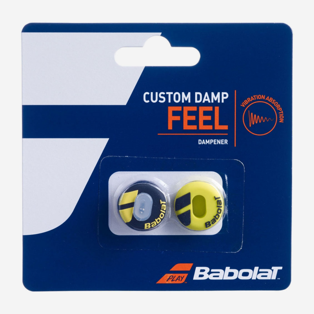 Виброгаситель Babolat Custom Damp 2 black/yellow Виброгаситель Babolat Custom Damp 2 black/yellow