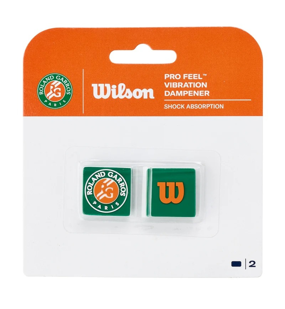 Віброгасник Wilson RG 2025 Dampener 2pack Green/Orange