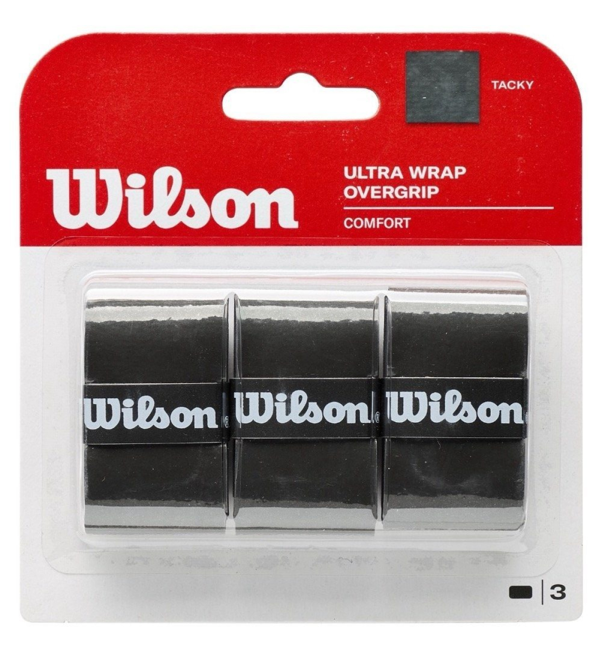 Обмотки Wilson Ultra WrapOvergrip BK 3pack 