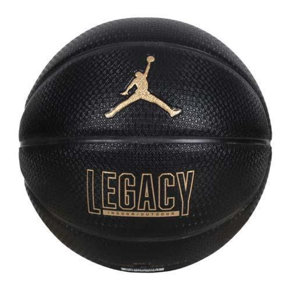 Мяч баскетбольный NIKE JORDAN LEGACY 2.0 8P DEFLATED BLACK/BLACK/BLACK/METALLIC GOLD size 7 Мяч баскетбольный NIKE JORDAN LEGACY 2.0 8P DEFLATED BLACK/BLACK/BLACK/METALLIC GOLD size 7