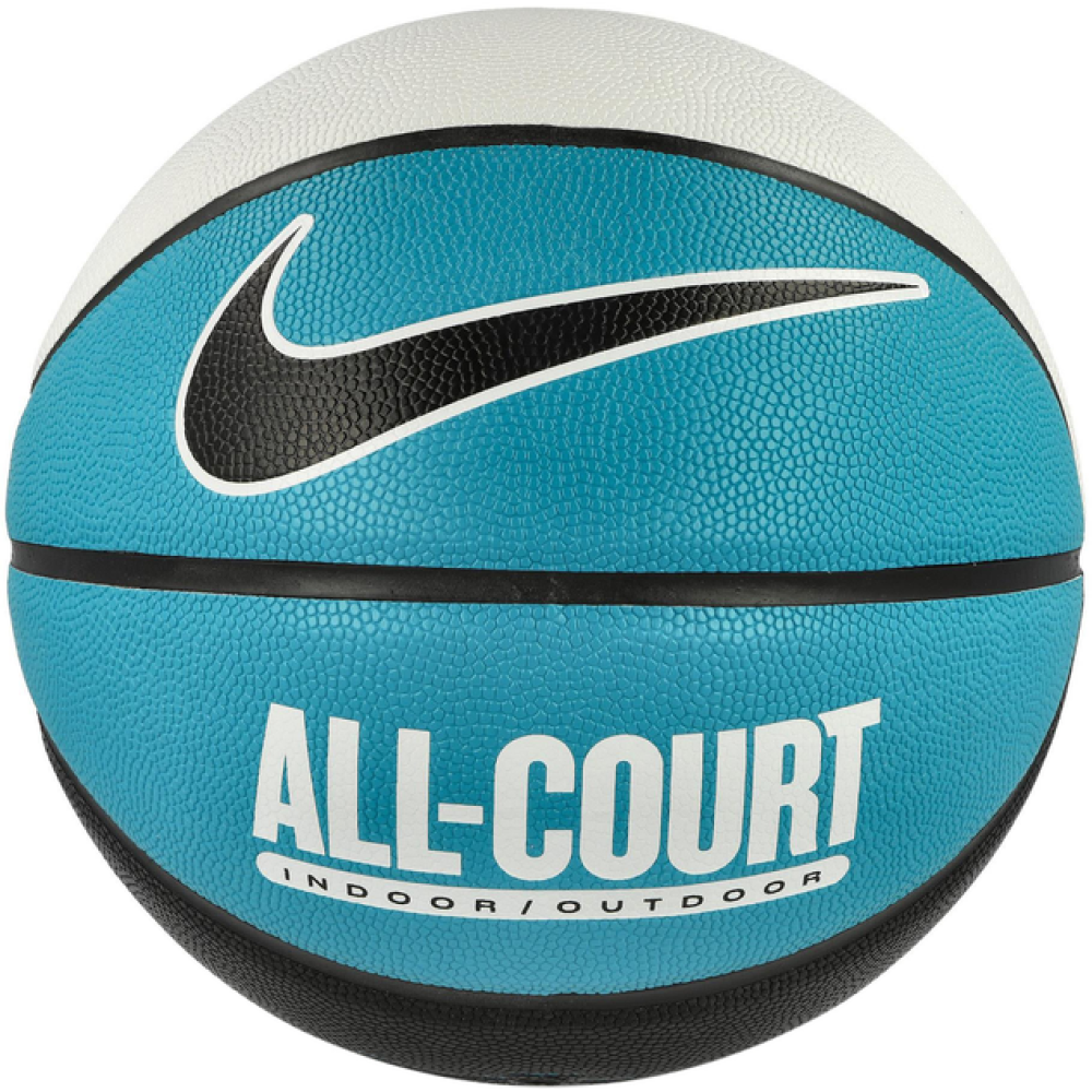 Мяч баскетбольний Nike EVERYDAY ALL COURT 8P DEFLATED WHITE/TEAL NEBULA/BLACK/BLACK size 7 N.100.4369.110.07 Мяч баскетбольний Nike EVERYDAY ALL COURT 8P DEFLATED WHITE/TEAL NEBULA/BLACK/BLACK size 7 N.100.4369.110.07