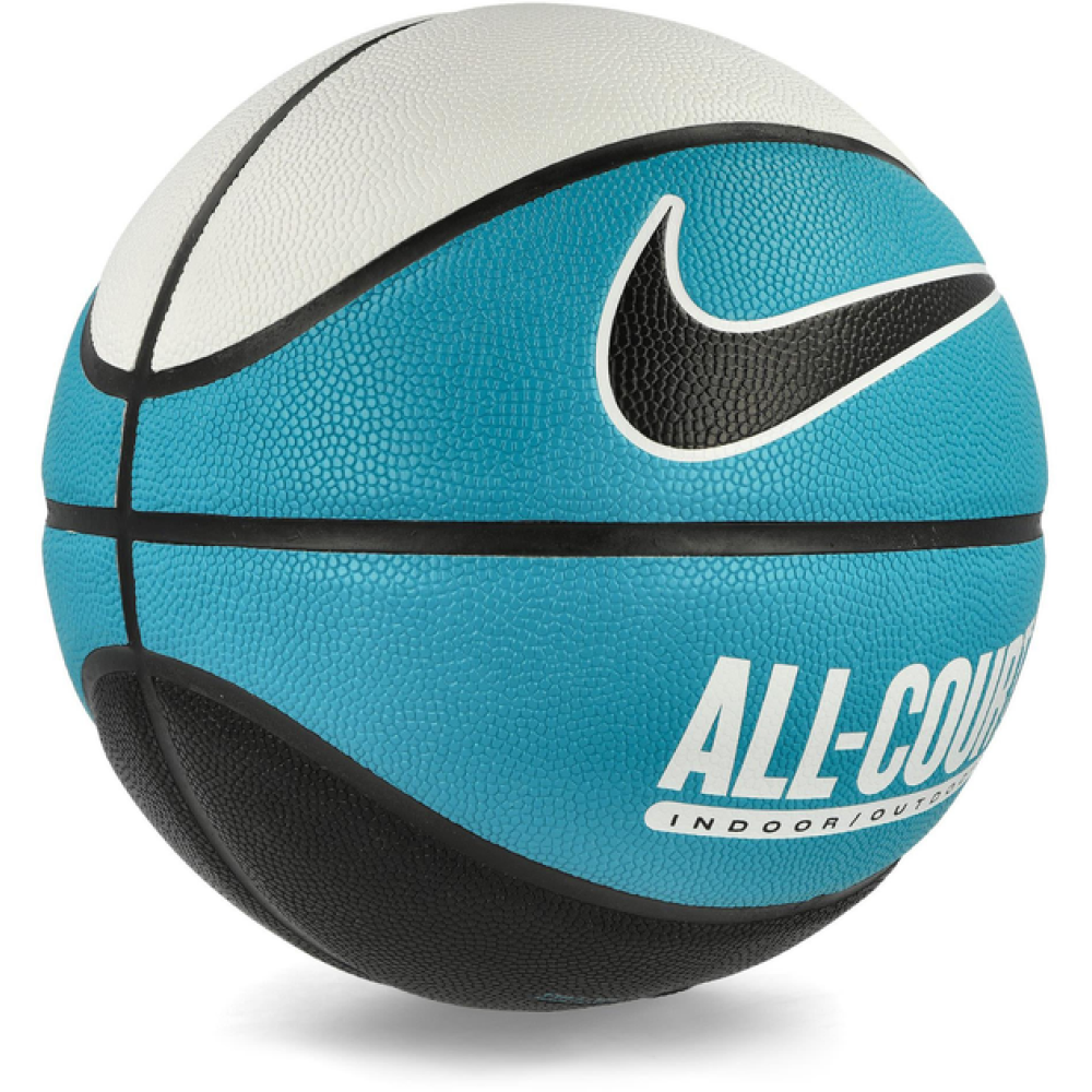 Мяч баскетбольний Nike EVERYDAY ALL COURT 8P DEFLATED WHITE/TEAL NEBULA/BLACK/BLACK size 7 N.100.4369.110.07 Мяч баскетбольний Nike EVERYDAY ALL COURT 8P DEFLATED WHITE/TEAL NEBULA/BLACK/BLACK size 7 N.100.4369.110.07