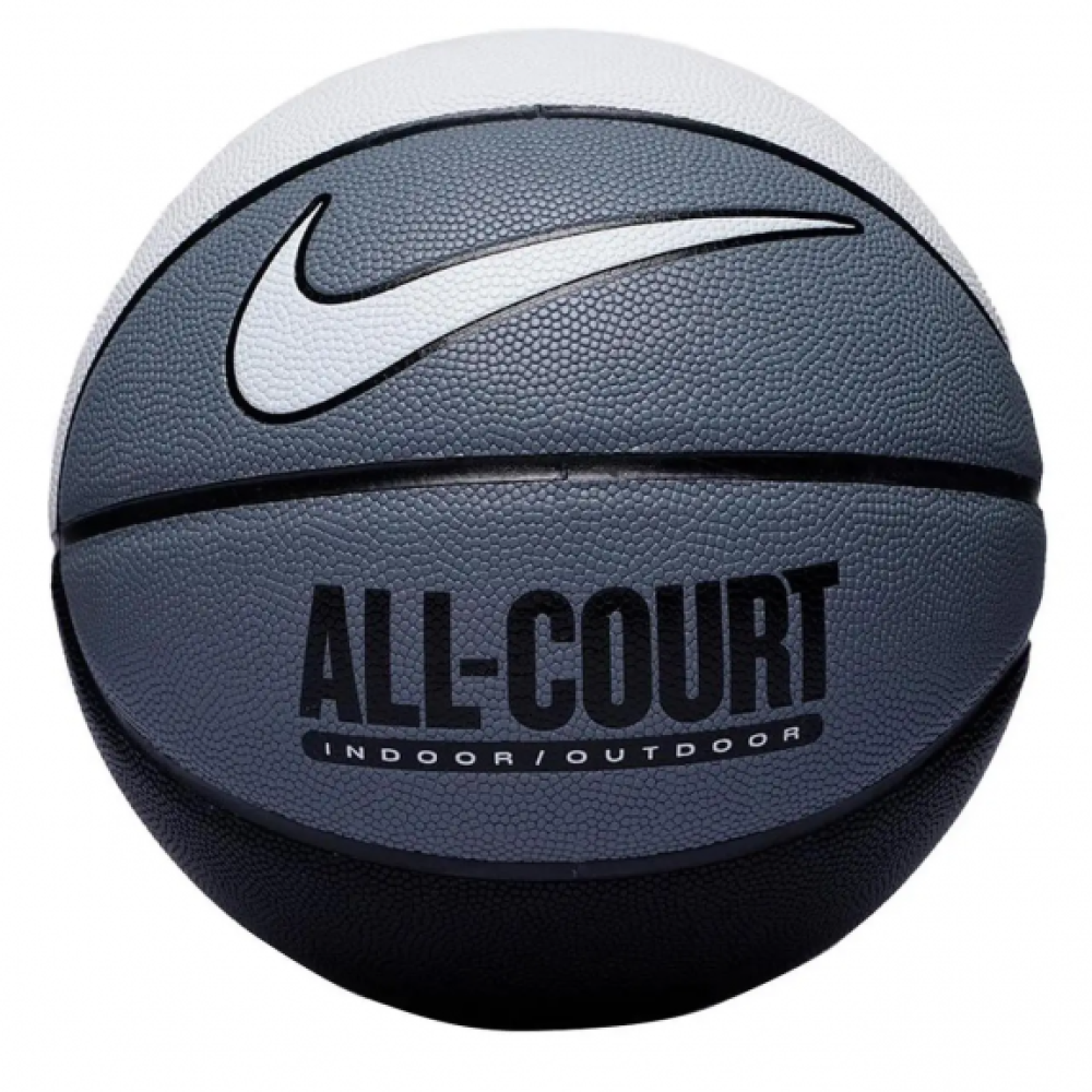 Мяч баскетбольний Nike EVERYDAY ALL COURT 8P DEFLATED WHITE/COOL GREY/BLACK/WHITE size 7 Мяч баскетбольний Nike EVERYDAY ALL COURT 8P DEFLATED WHITE/COOL GREY/BLACK/WHITE size 7