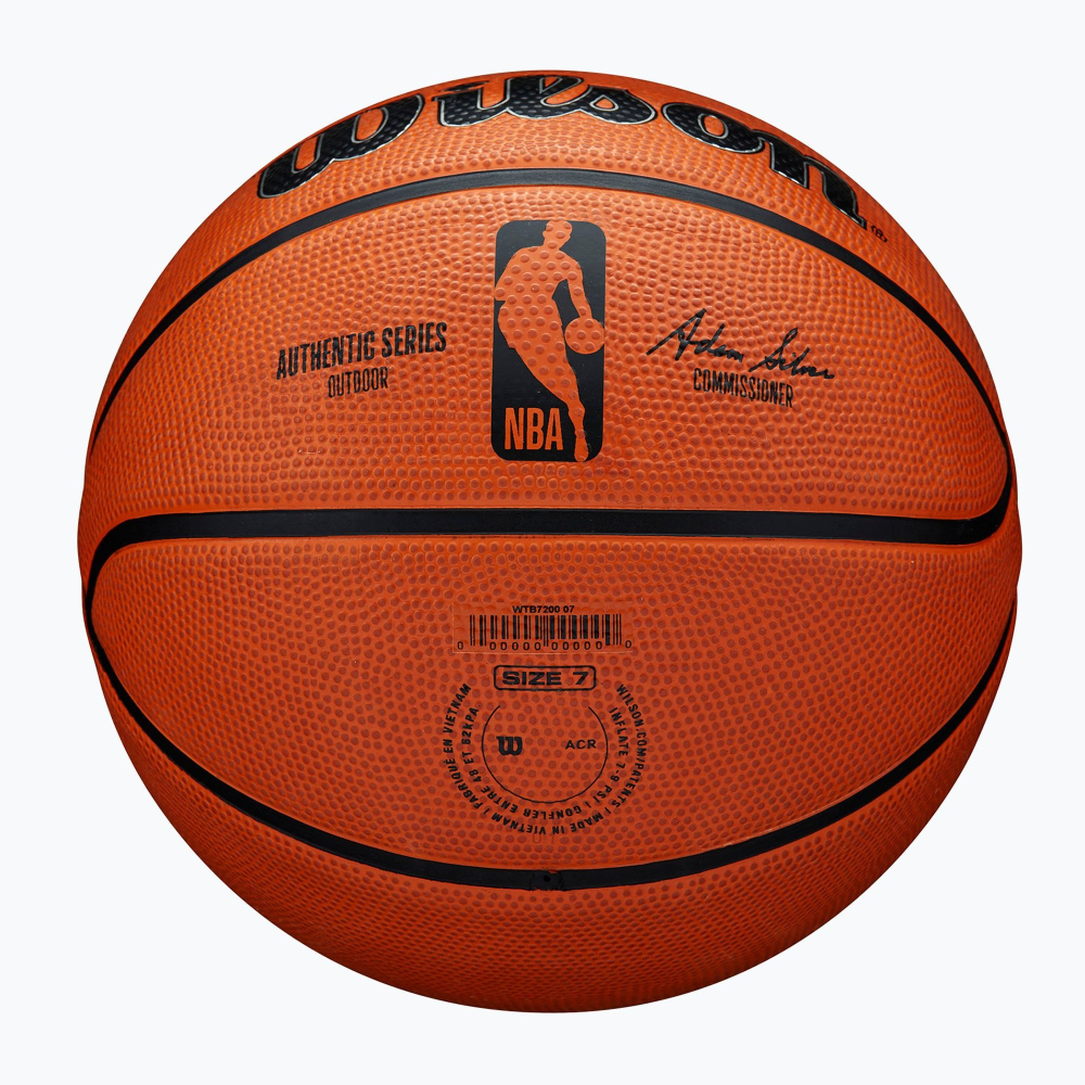 М'яч баскетбольний Wilson NBA Authentic series outdoor WTB7300XB М'яч баскетбольний Wilson NBA Authentic series outdoor WTB7300XB