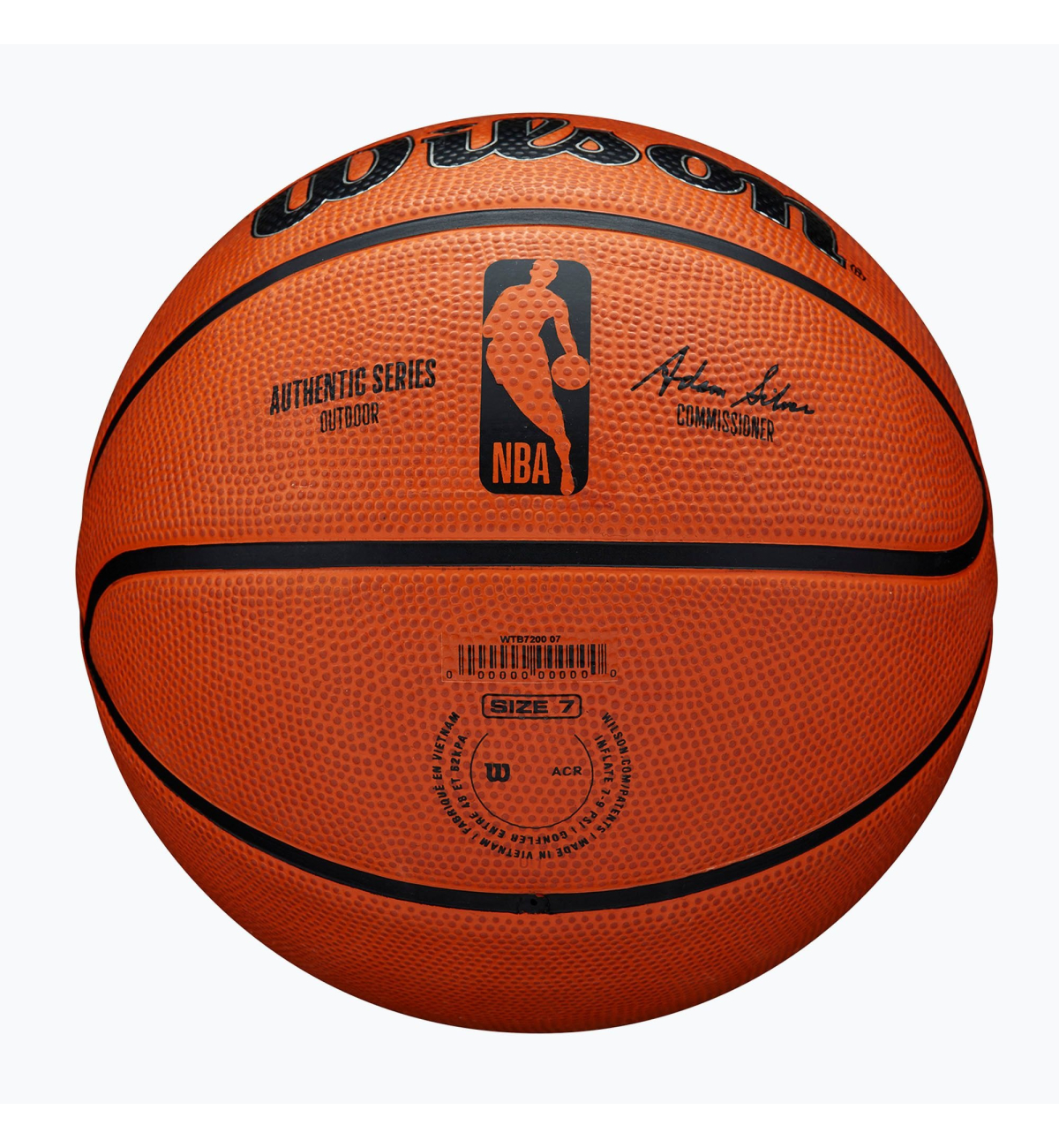 М'яч баскетбольний Wilson NBA Authentic series outdoor