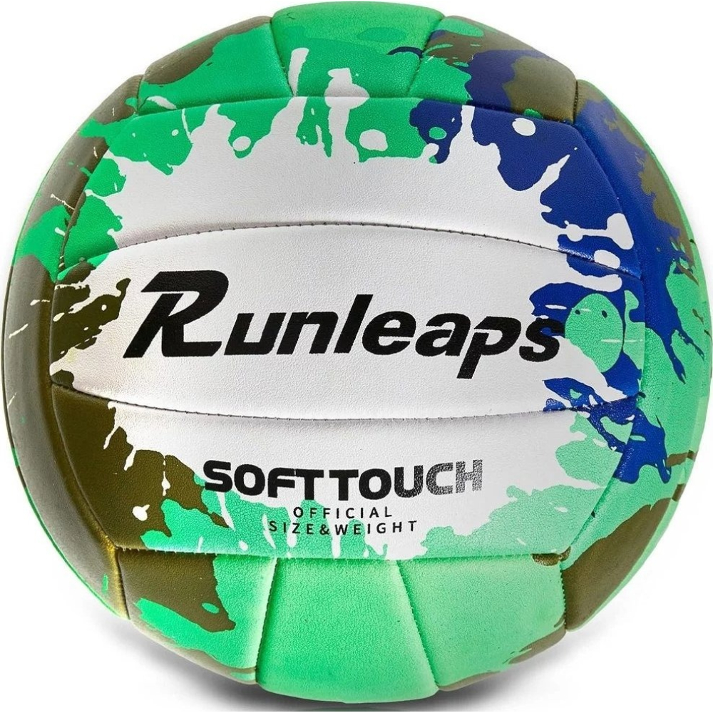 Мяч волейбольный Runleaps Green Blue size 5 Runleaps GB Мяч волейбольный Runleaps Green Blue size 5 Runleaps GB