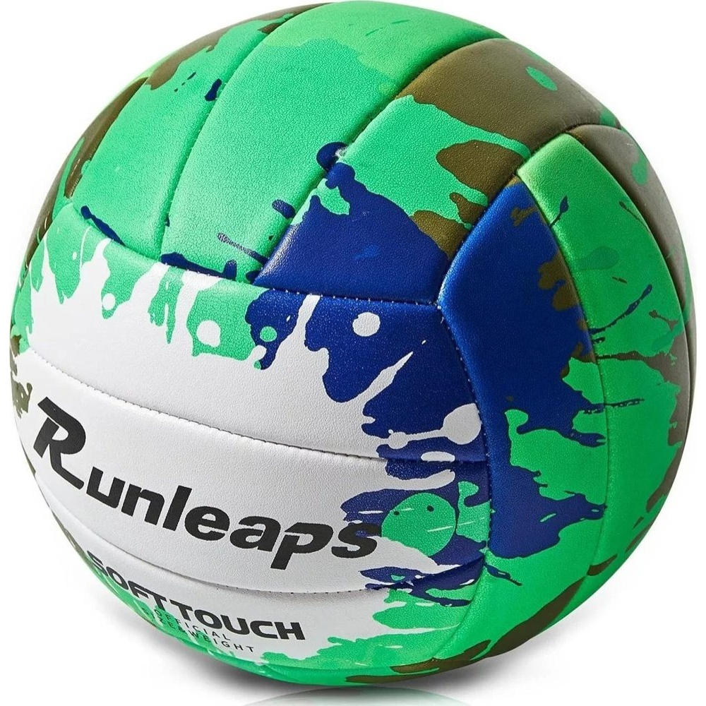 Мяч волейбольный Runleaps Green Blue size 5 Runleaps GB Мяч волейбольный Runleaps Green Blue size 5 Runleaps GB