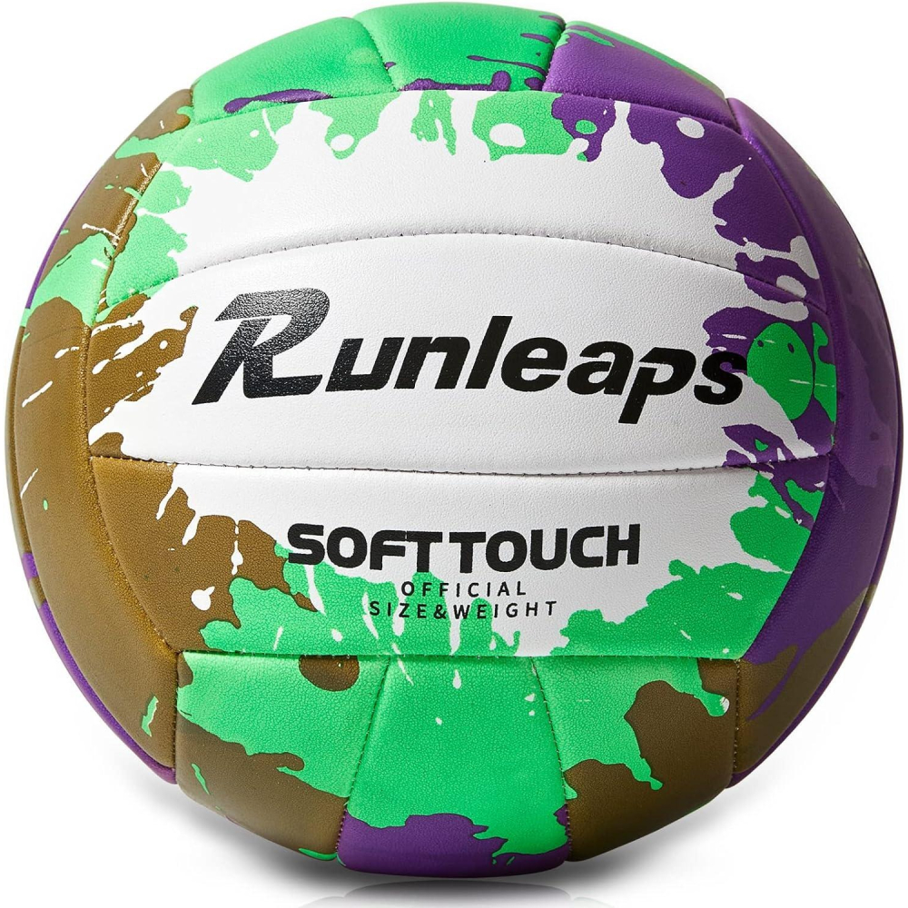 Мяч волейбольный Runleaps Green Purple size 5 Runleaps GP Мяч волейбольный Runleaps Green Purple size 5 Runleaps GP