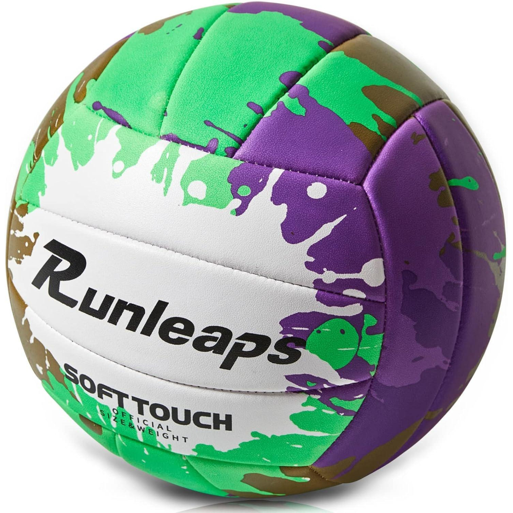 Мяч волейбольный Runleaps Green Purple size 5 Runleaps GP Мяч волейбольный Runleaps Green Purple size 5 Runleaps GP