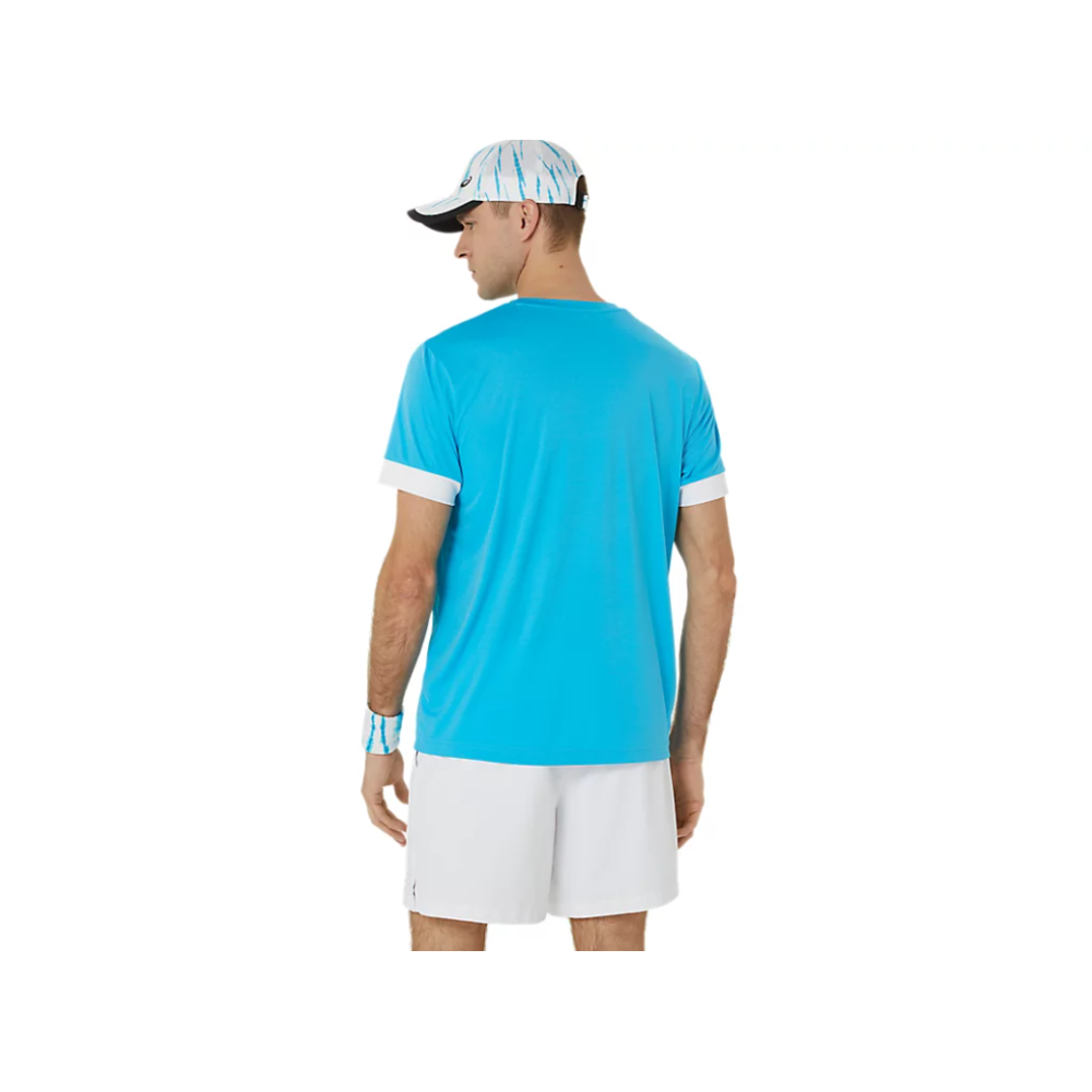 Футболка мужская Asics COURT SS TOP blue 2041A255-418 Футболка мужская Asics COURT SS TOP blue 2041A255-418