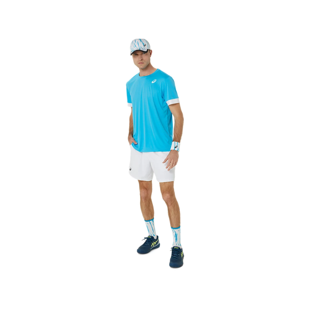 Футболка мужская Asics COURT SS TOP blue 2041A255-418 Футболка мужская Asics COURT SS TOP blue 2041A255-418