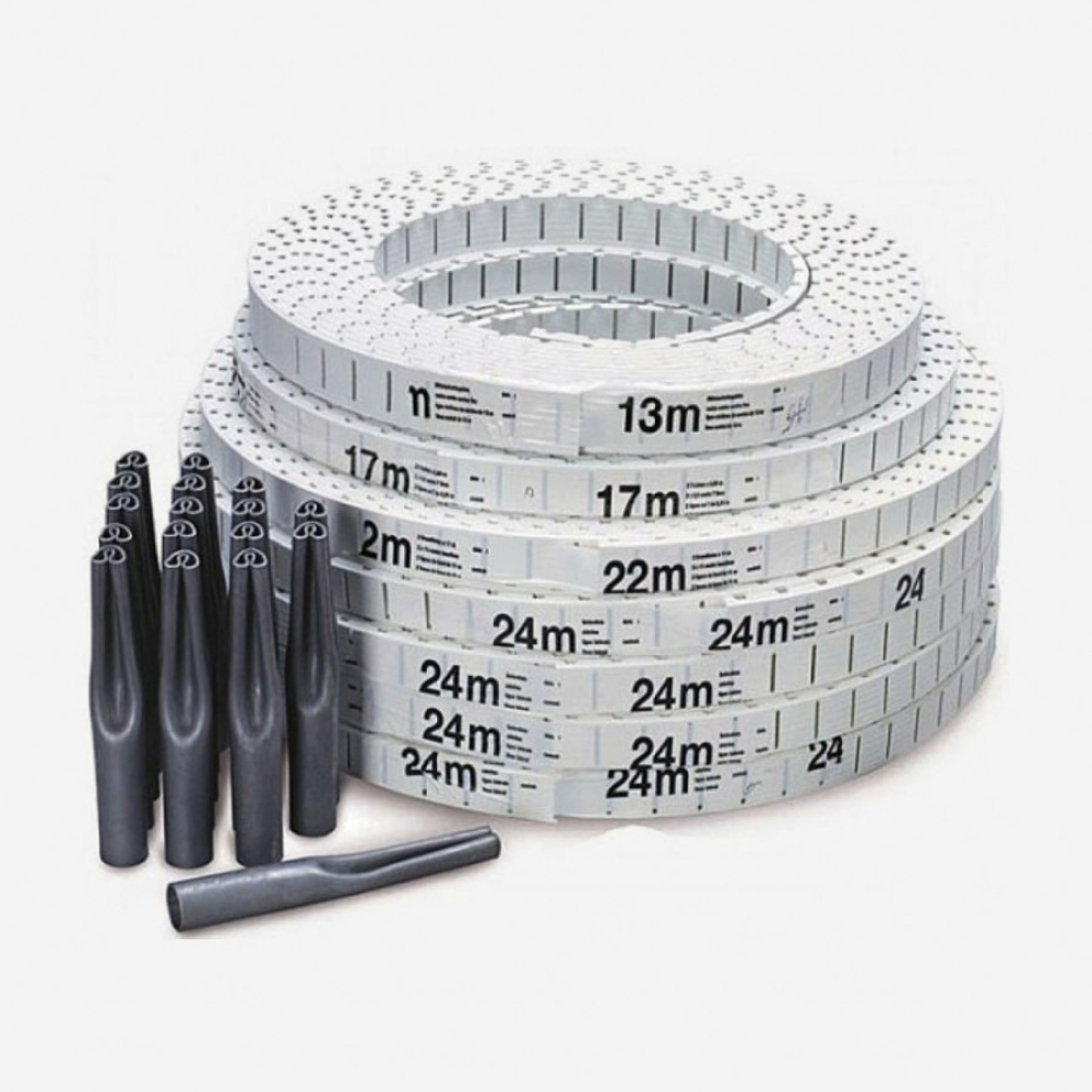 Комплект линий для корта Merco plastic tennis lines geniala wigth 4 cm white Комплект линий для корта Merco plastic tennis lines geniala wigth 4 cm white