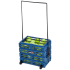 Корзина для мячей Unique Ballport Deluxe-long handles на 80 мячей с колесами blue