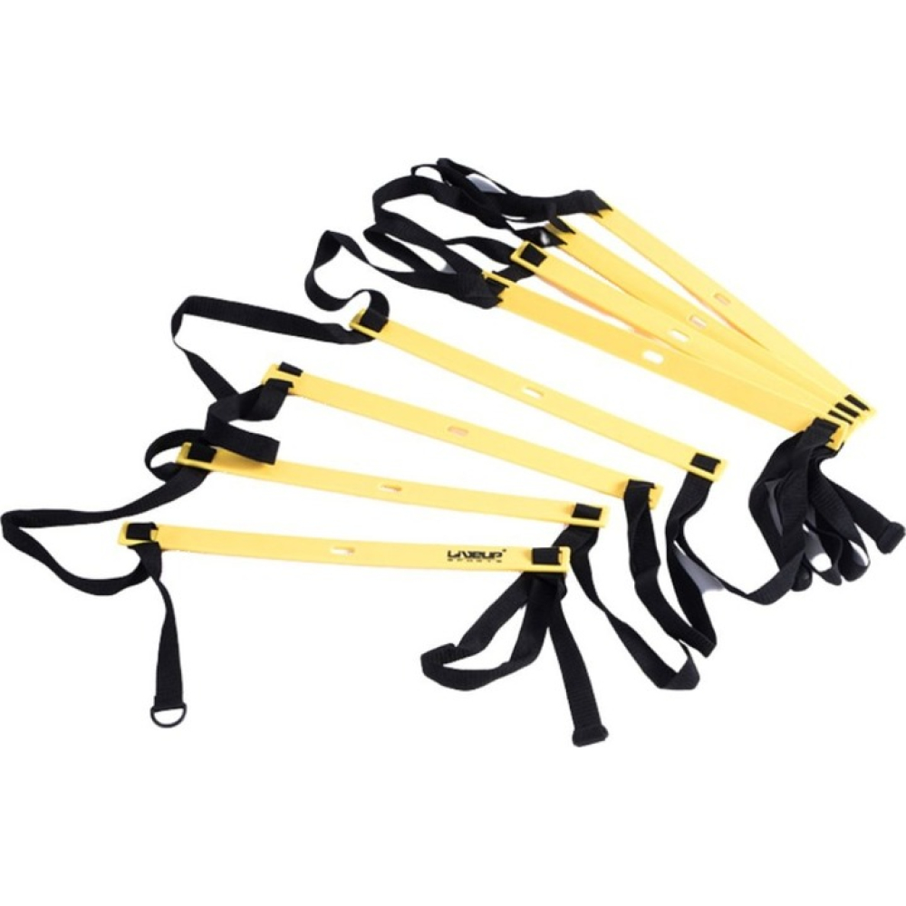 Координаційна драбинка Live Up yellow+black 8м Координаційна драбинка Live Up yellow+black 8м