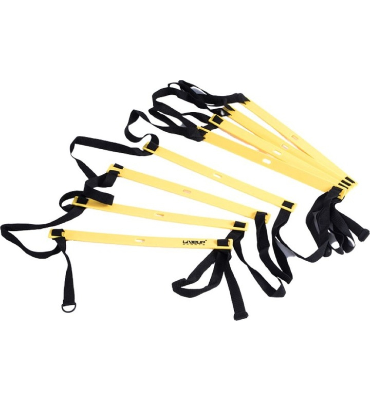 Координаційна драбинка Live Up yellow+black 8м