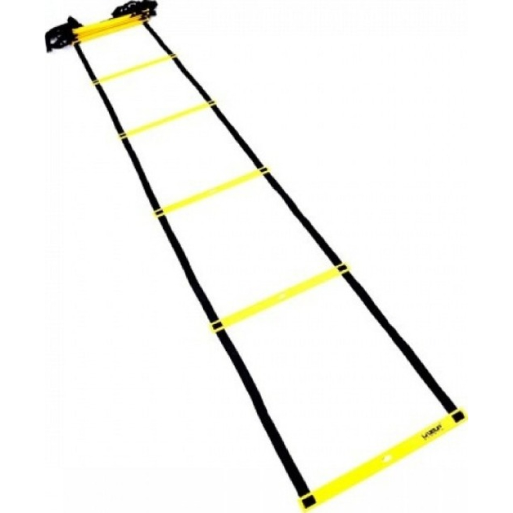 Координаційна драбинка Live Up yellow+black 8м Координаційна драбинка Live Up yellow+black 8м