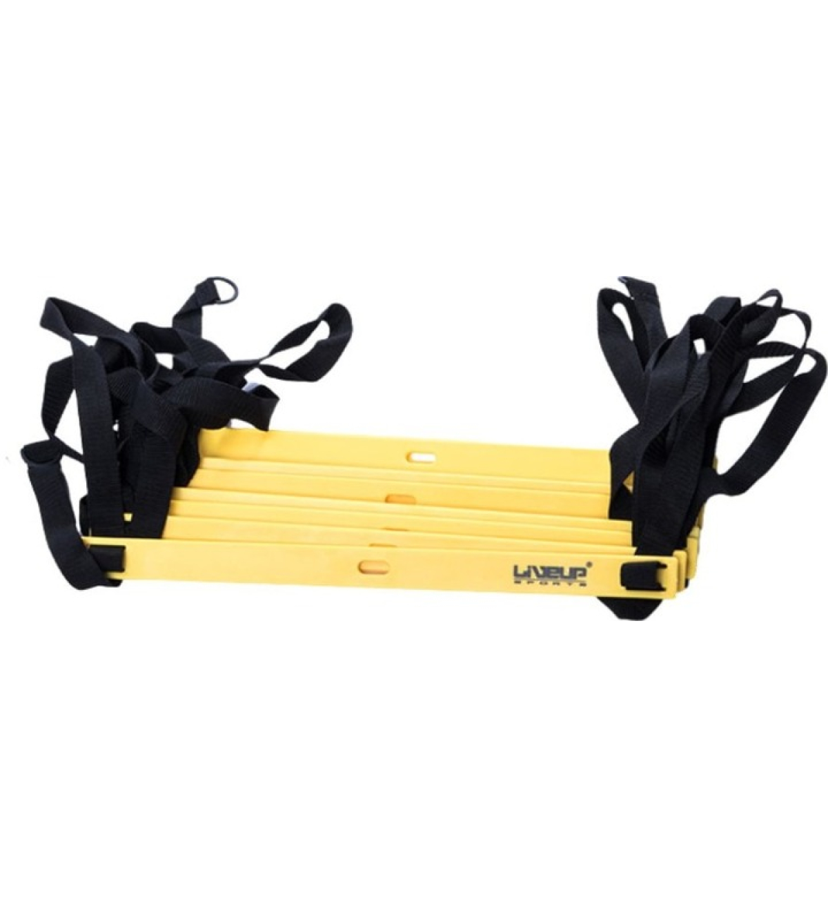 Координаційна драбинка Live Up yellow+black 8м