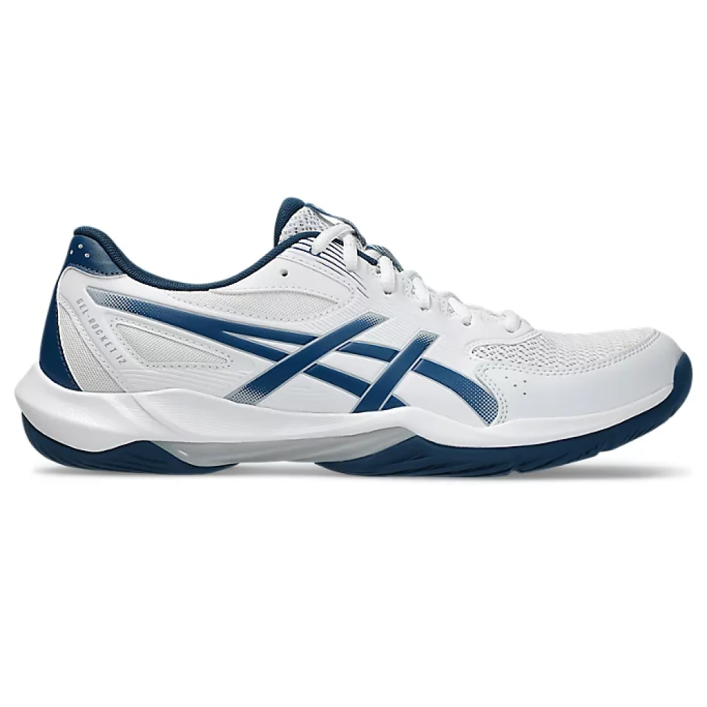 Кроссовки Asics Gel-Rocket 12 White/Mako Blue 1071A116-100 Кроссовки Asics Gel-Rocket 12 White/Mako Blue 1071A116-100