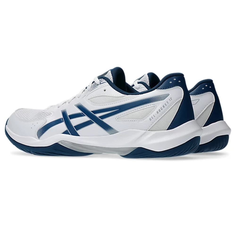 Кроссовки Asics Gel-Rocket 12 White/Mako Blue 1071A116-100 Кроссовки Asics Gel-Rocket 12 White/Mako Blue 1071A116-100