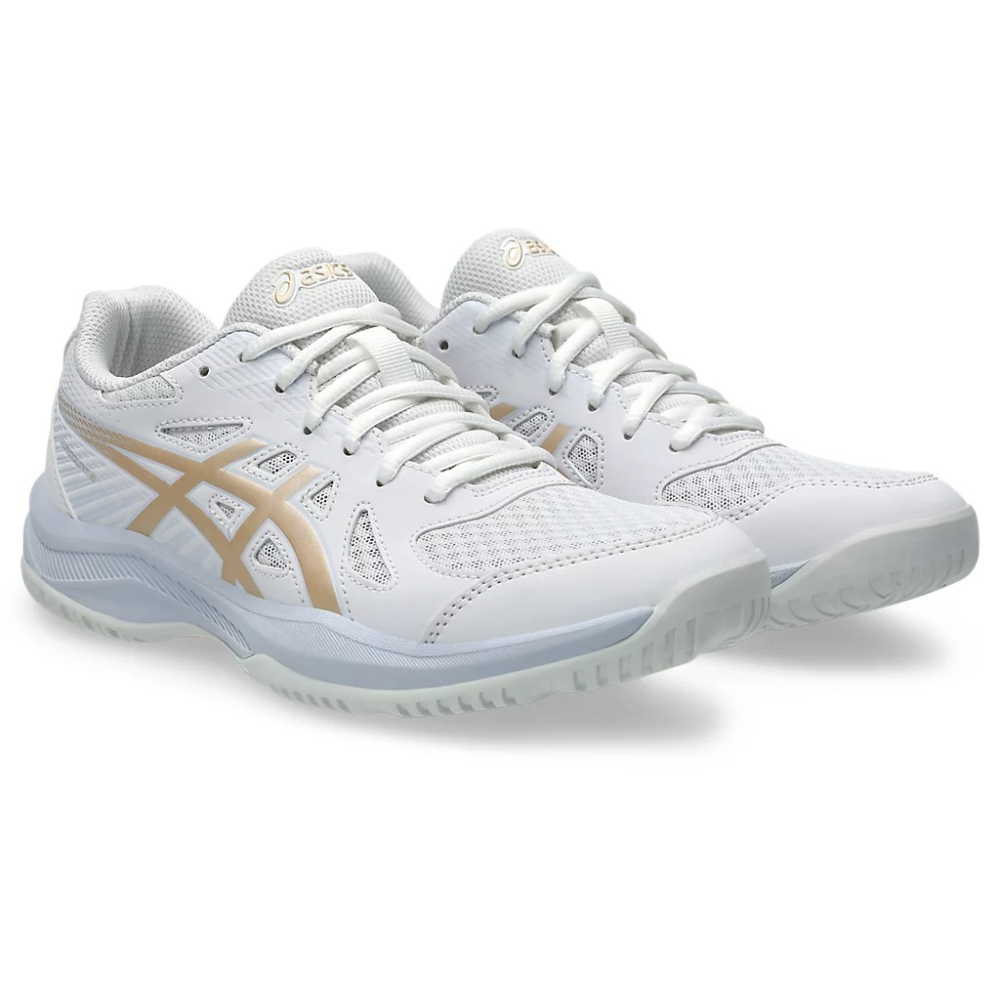Кроссовки женские Asics Upcourt 6 white/champagne 1072A107-103 Кроссовки женские Asics Upcourt 6 white/champagne 1072A107-103