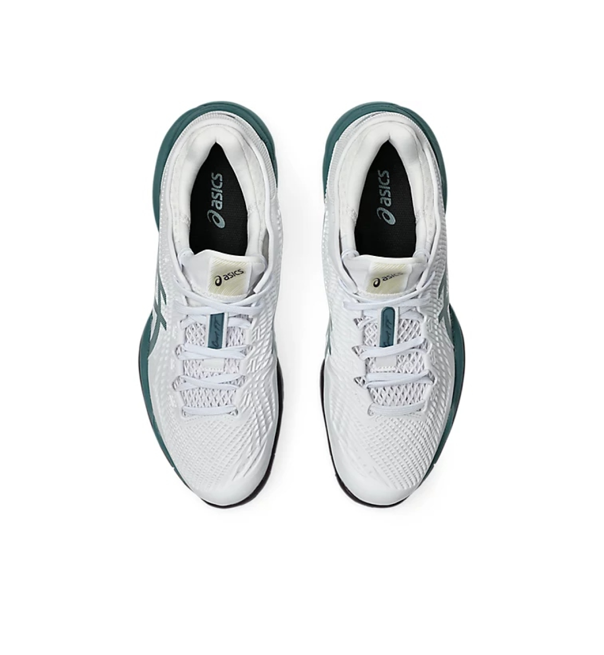 Кроссовки мужские Asics Court FF 3 all court white/ocean-green