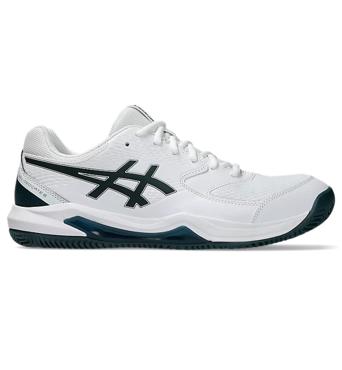 Кроссовки мужские Asics Gel-Dedicate 8 Clay White/Saxon Green